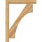 Ekena Millwork Westlake Block Rough Sawn Bracket, Western Red Cedar, 4"W x 34"D x 46"H BKT04X34X46WTL05RWR - alternate 4